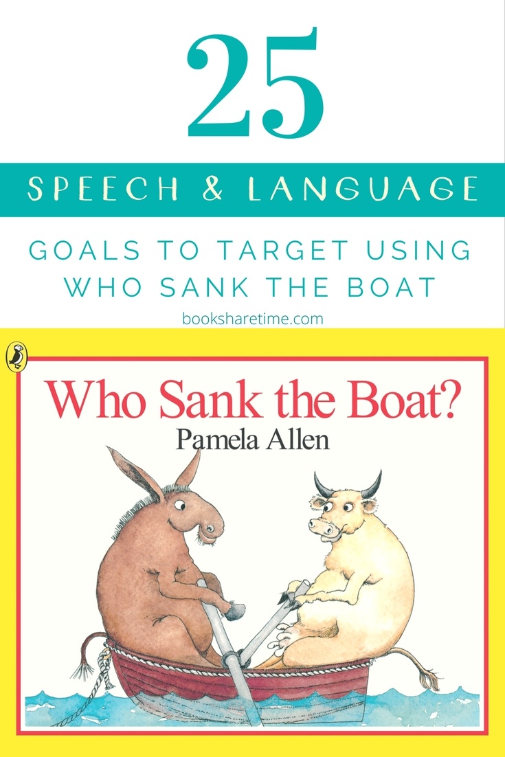 Who Sank the Boat speech language goals